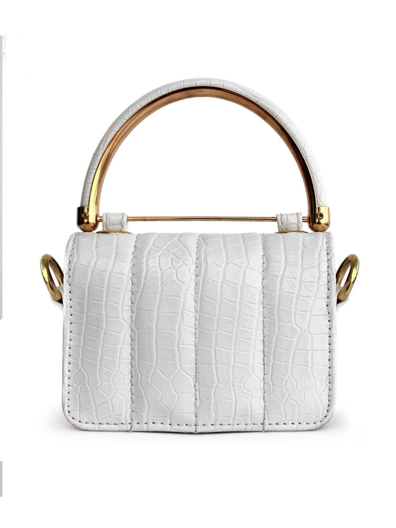 Nano White Mini Box Bag | Modern Myth