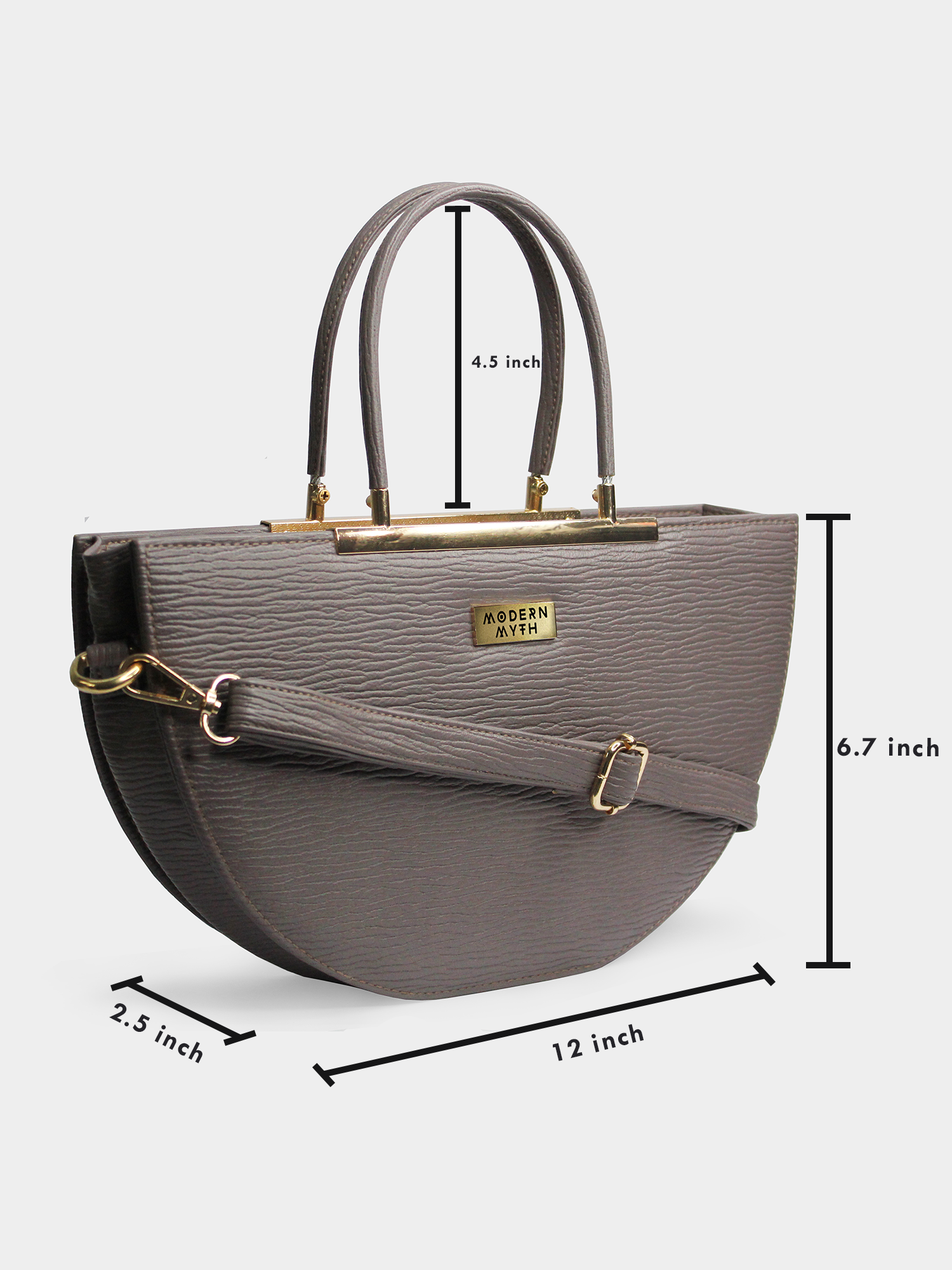 Buy OON Sling Bag for Women Handbag Shady White & Grey Designer Felt  Shoulder Purse for Ladies at Amazon.in